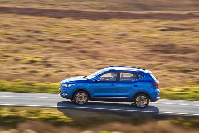 The MG ZS has been tuned for UK roads
