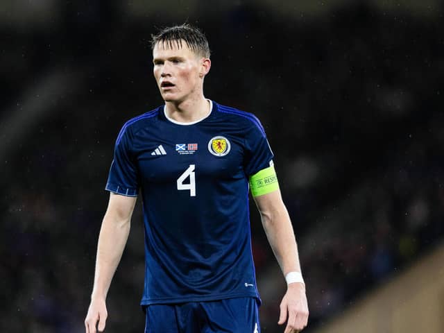 Scotland's Scott McTominay has soothed fans' fears about the extent of his knee problem prior to Euro 2024 (Photo by Craig Foy / SNS Group)