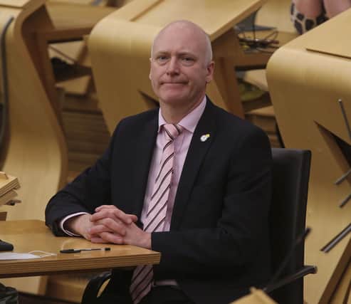 Joe Fitzpatrick attending First Minister's Questions at the Scottish Parliament. Picture: Fraser Bremner/Daily Mail/PA Wire