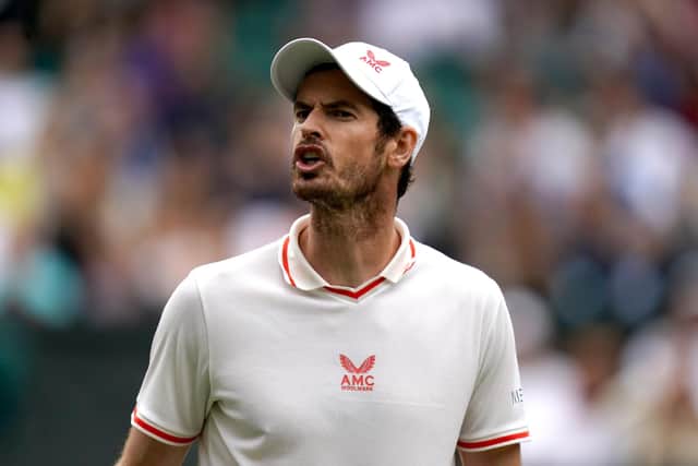 Andy Murray said he is 'not supportive' of Wimbledon's ban on Russian and Belarusian players (Picture: Adam Davy/PA)