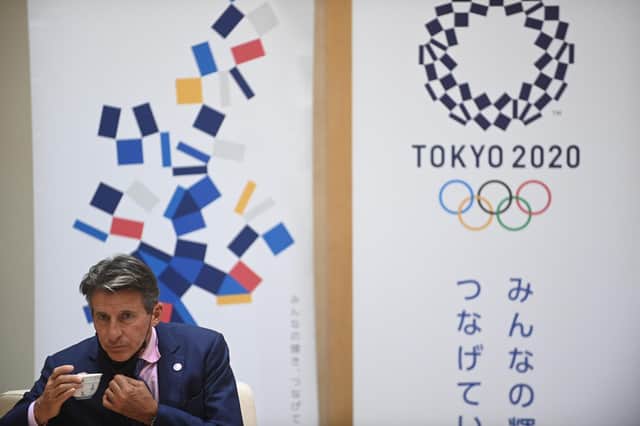 World Athletics president Sebastian Coe in Tokyo.