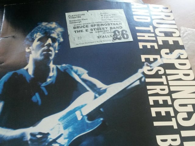 Bruce Springsteen - programme from the 1981 River tour