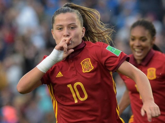 As tournament favourites, it stands to reason that Spain would have one the world's hottest young properties. Barcelona forward Claudia Pina has already won six trophies, despite just turning 20. She set the record as the youngest player to have ever played for a senior Barca team in a domestic game aged just 16 years old, and featured in the UEFA Champions League run this season which saw them make it all the way to the final.