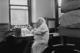 Professor Alexander Fleming's discovery of penicillin was, famously, an accident (Picture: Chris Ware/Keystone Features/Getty Images)
