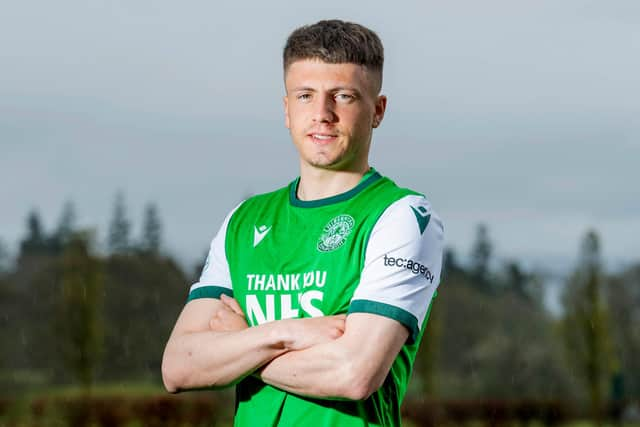 Daniel Mackay is looking forward to the new season after penning a four-year deal with Hibs. Photo by Mark Scates / SNS Group