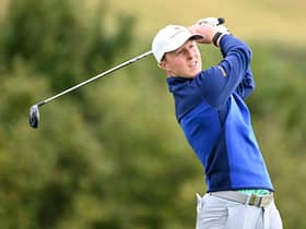 Craig Howie, pictured during the Wales Open at Celtic Manor in August, is playing in his first professional on home soil in this week's Scottish Championship at Fairmont St Andrews. Picture: Ross Kinnaird/Getty Images