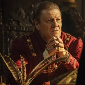 Sean Bean stars as the infamous Thomas Cromwell in the Disney+ murder-mystery Shardlake (Picture: Adrienn Szabo/Disney+)