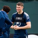 Scotland right-back Nathan Patterson during a training session at Oriam in Edinburgh in preparation for Wednesday's UEFA Nations League match against Armenia at Hampden. (Photo by Paul Devlin / SNS Group)