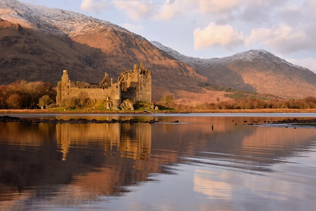 You can find Loch Awe in the heart of Argyll just a two-hour journey by car from Glasgow in Central Scotland. It measures forty-one meters in length and occupies thirty-eight and a half square kilometres making it Scotland’s longest freshwater Loch. Nearby you can find Kilchurn Castle; one of Scotland’s most photographed castles.