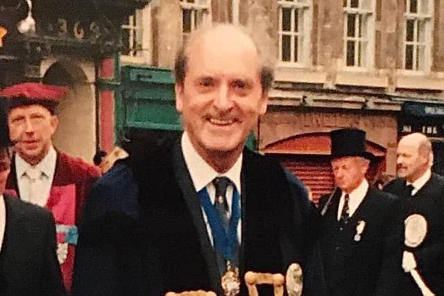 Brian Adair prior to his Kirking as the Master of the Merchant Company at St Giles