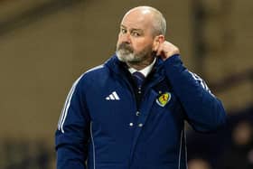 Steve Clarke watches on as Scotland lost 1-0 to Northern Ireland at Hampden.