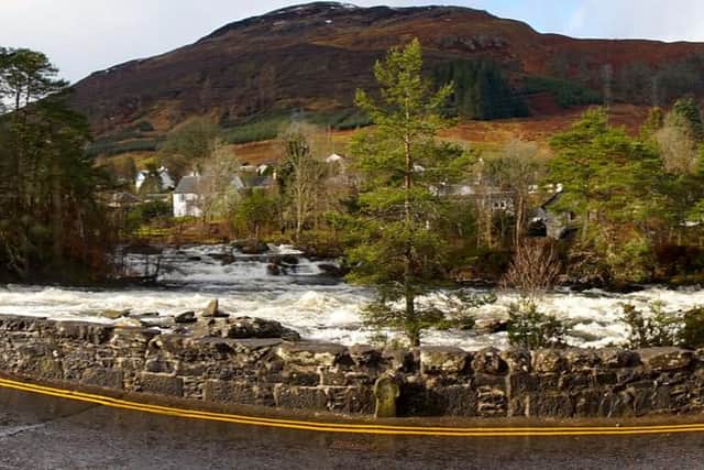 The Falls of Dochart at Killin, the little village with a big heart where 60 Ukrainian refugee are making their home. PIC: Michael/Flickr/Creative Commons