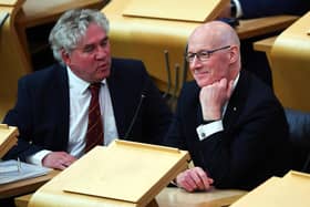 John Swinney needs to think about making new allies to keep his minority government in power (Picture: Andy Buchanan/AFP via Getty Images)