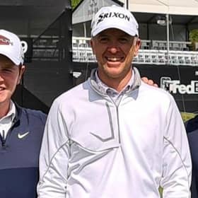 Bob MacIntyre and Martin Laird are teaming up in the Zurich Classic of New Orleans. Picture: Bounce Sport Management