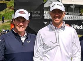 Bob MacIntyre and Martin Laird are teaming up in the Zurich Classic of New Orleans. Picture: Bounce Sport Management