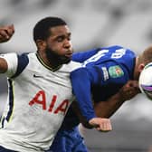 Tottenham Hotspur defender Japhet Tanganga is a transfer deadline day target for Celtic (Photo by NEIL HALL/AFP via Getty Images)