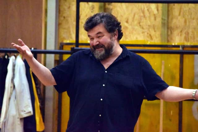 Steven McNicoll in rehearsals for Don Juan