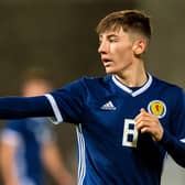 Billy Gilmour, seen here playing for the Under 21s, could make an imminent breakthrough into the full Scotland side (Photo by Ross MacDonald / SNS Group)