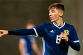 Billy Gilmour, seen here playing for the Under 21s, could make an imminent breakthrough into the full Scotland side (Photo by Ross MacDonald / SNS Group)