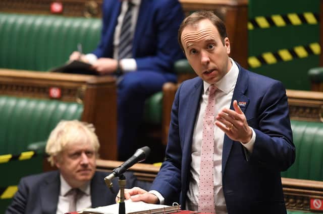 Matt Hancock seemed at a loss to understand why so many British people go to work when they are ill (Picture: Jessica Taylor/UK Parliament/AFP via Getty Images)