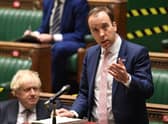 Matt Hancock seemed at a loss to understand why so many British people go to work when they are ill (Picture: Jessica Taylor/UK Parliament/AFP via Getty Images)