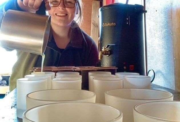 Sustainable Business Finalist Sandie Gordon of Candles from the Croft