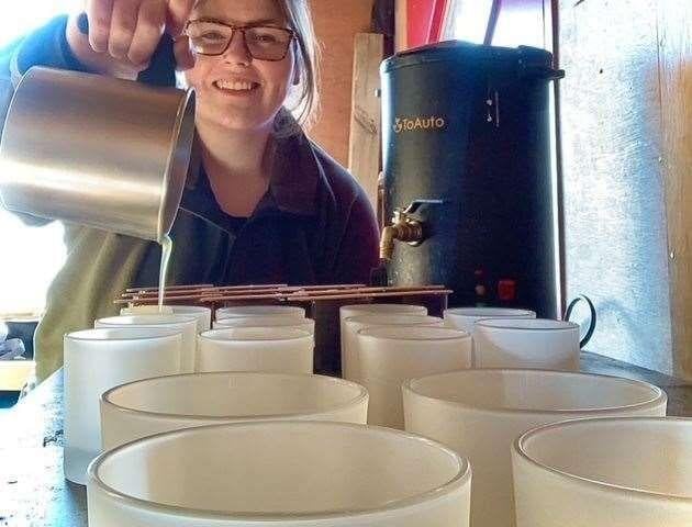 Sustainable Business Finalist Sandie Gordon of Candles from the Croft
