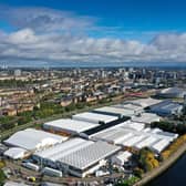 GLASGOW, SCOTLAND - OCTOBER 13: A general view of the Scottish Events Centre (SEC) on October 13, 2021 in Glasgow, Scotland. COP26 will officially begin on Sunday October 31 with the procedural opening of negotiations and finish on Monday November 12th. (Photo by Jeff J Mitchell/Getty Images)