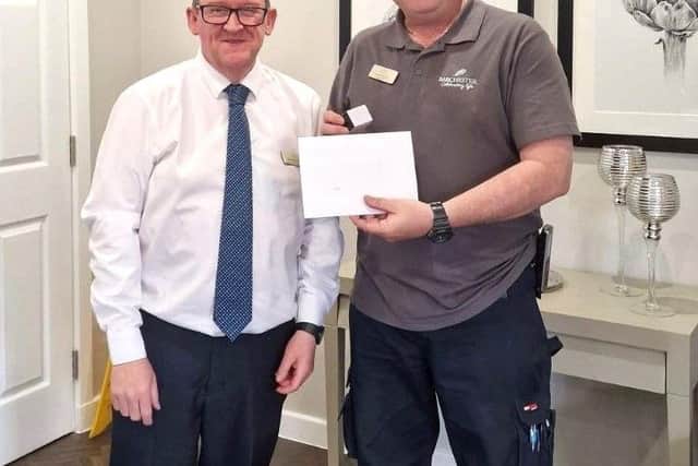 Gary Bannerman celebrates 25 years of service with Kirkburn Court