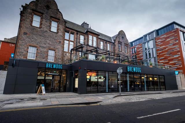 Exterior shot of the BrewDog DogHouse hotel in Edinburgh (Photo: BrewDog).