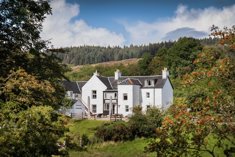 The Bellachroy Hotel is the Isle of Mull's oldest inn, established in 1608 as a waypoint for drovers. Guests can enjoy views of Loch Cuin and Dervaig village from their rooms and the hotel is just eight miles from Tobermory and six miles from Calgary Bay.