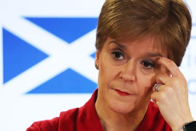 Scotland's First Minister Nicola Sturgeon. Picture: (ANDREW MILLIGAN/POOL/AFP via Getty Images