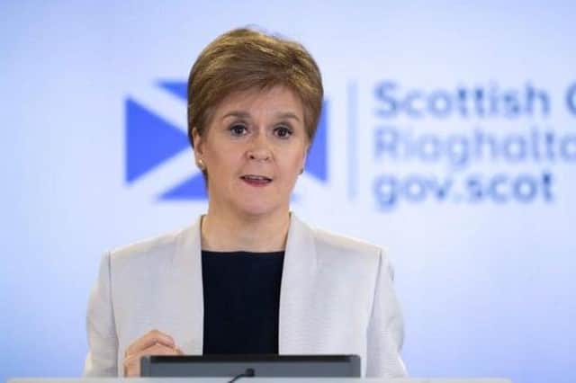 Nicola Sturgeon said latest figures are encouraging