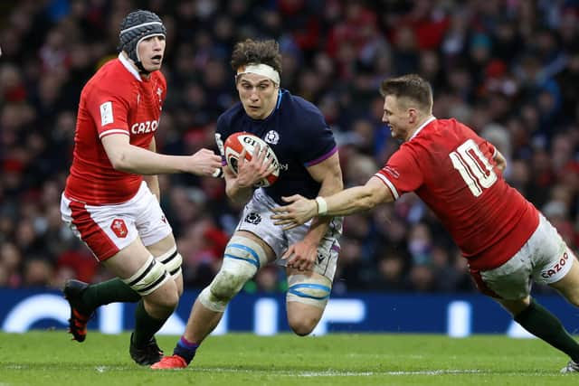 Rory Darge made his Scotland debut off the bench against Wales then started the games with France, Italy and Ireland.  (Photo by Craig Williamson / SNS Group)