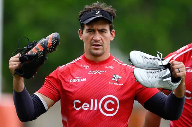 Henco Venter is leaving Cell C Sharks to join Glasgow Warriors.   (Photo by Steve Haag Sports/Shutterstock)