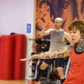 Roz taking an Edinburgh Leisure class Pic: Chris Watt Photography