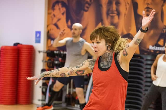 Roz taking an Edinburgh Leisure class Pic: Chris Watt Photography