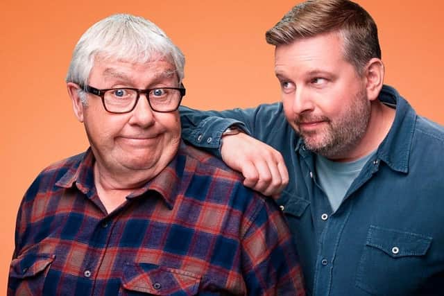 Gregor Fisher and Greg McHugh in Only Child. Picture: BBC.