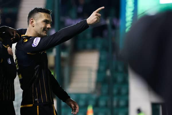 Motherwell's Tony Watt could potentially play against Dundee United twice in the cinch Premiership this season after signing a pre-contract that will see him join the Tannadice club in the summer. (Photo by Alan Harvey / SNS Group)