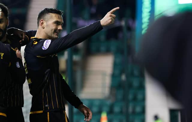 Motherwell's Tony Watt could potentially play against Dundee United twice in the cinch Premiership this season after signing a pre-contract that will see him join the Tannadice club in the summer. (Photo by Alan Harvey / SNS Group)