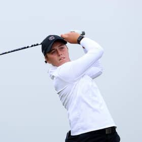 Hannah Darling, pictured in action during last week's R&A Women's Amateur Championship at Prince's in Kent, has been selected for the Vagliano Trophy at Royal Dornoch along with Lorna McClymont. Tom Dulat/R&A/R&A via Getty Images.