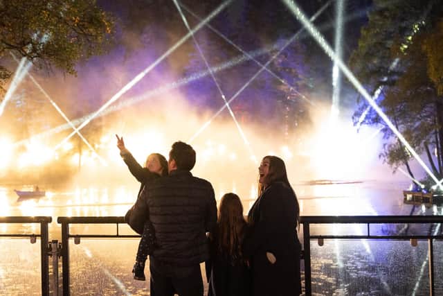 The spectacular Enchanted Forest show has been running at Faskally Wood, Pitlochry since 2002. Picture: Roberto Ricciuti