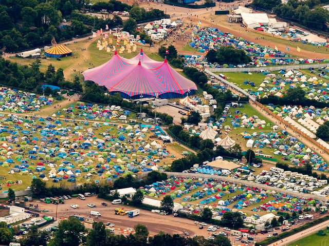 Due to the train strikes, the campsite opened a day earlier than normal and more people than usual have driven to the site.