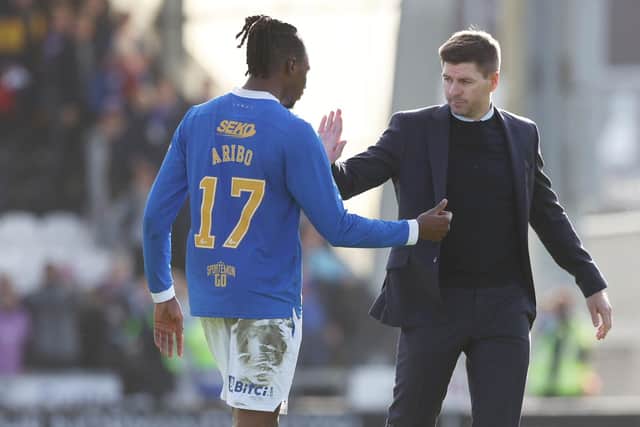 Former Rangers manager Steven Gerrard brought Joe Aribo to the club. (Photo by Craig Williamson / SNS Group)