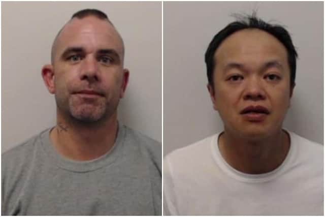 Mark Kirkby, aged 37 years, and 43-year-old Ku Wing Kwok picture: Police Scotland