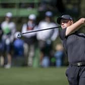 Broomieknowe's Hannah Darling tees off at the seventh hole in the final round of the Augusta National Women's Amateur at Augusta National Golf Club. Picture: ANWA