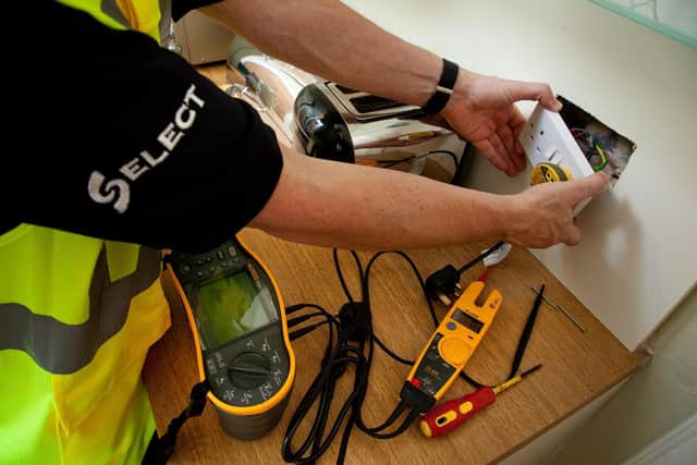 electrician at work