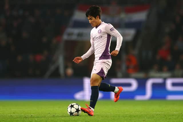 Kim Min-Su has joined Rangers from Girona. (Photo by Dean Mouhtaropoulos/Getty Images)