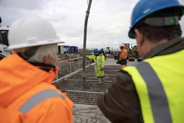 Construction is progressing ahead of schedule at SaxaVord, with rocket stage testing expected to begin at the Shetland spaceport early next year