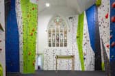 The Above Adventure climbing centre is based in a former church building.